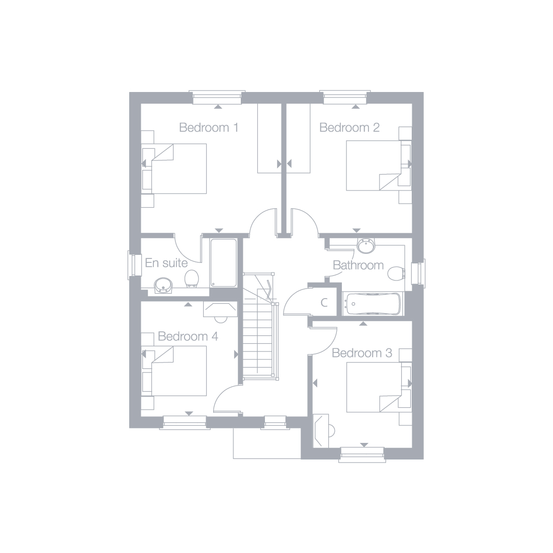 Floorplan for plot House A