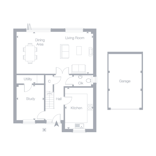 Floorplan for plot House A