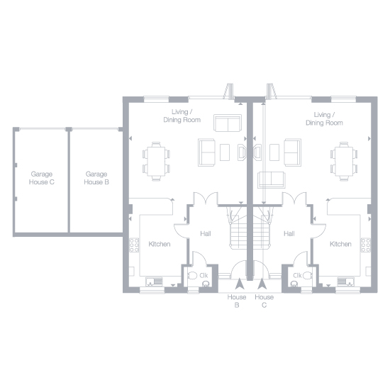 Floorplan for plot House B